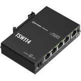 Teltonika - TSW114000000 - Netwerk-Switch - Zwart - Unmanaged Gigabit Ethernet