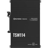 Teltonika - TSW114000000 - Netwerk-Switch - Zwart - Unmanaged Gigabit Ethernet