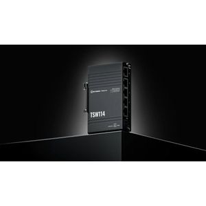Teltonika - TSW114000000 - Netwerk-Switch - Zwart - Unmanaged Gigabit Ethernet