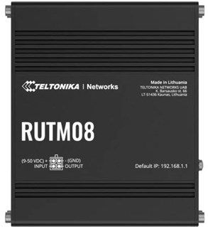 Teltonika - RUTM08 - Router - Zwart - Bedraad - Gigabit-RJ45-poorten