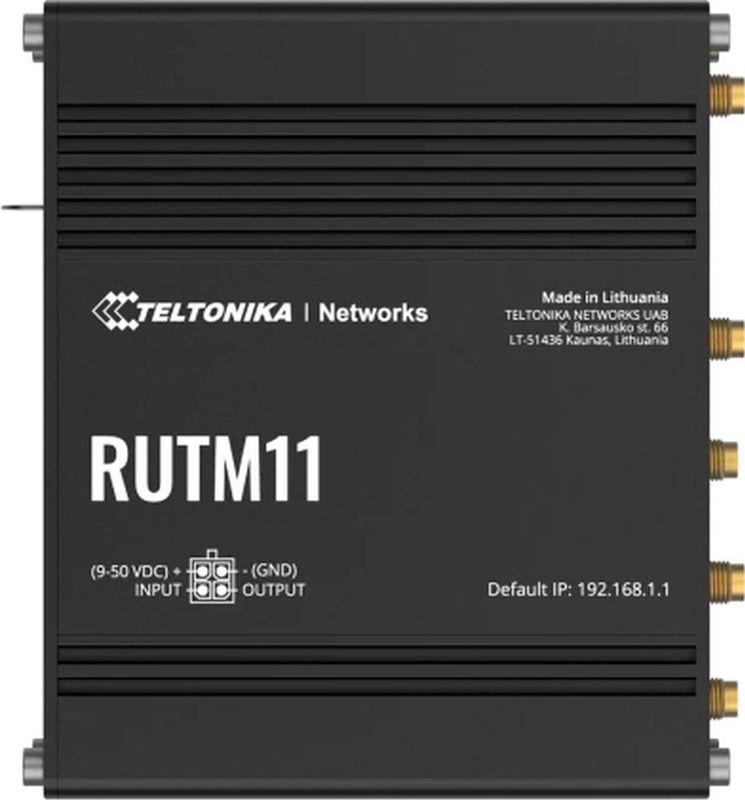 RUTM10 - Router - Wi-Fi 5 - Dual SIM - 4G LTE - 4 x Gigabit Aansluitingen