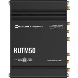 Teltonika - RUTM50 - Router - Zwart - Ethernet en Wi-Fi 5