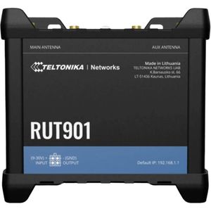 Teltonika - RUT901 - Router - Zwart - 4 Ethernet Poorten