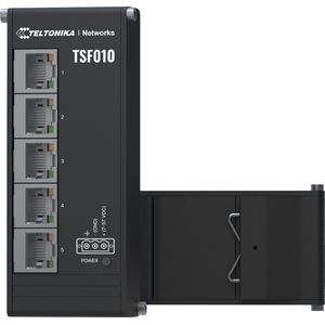 TELTONIKA - TSF010 - Ethernet-Switch - Zwart - 5 x 10/100 Aansluitingen