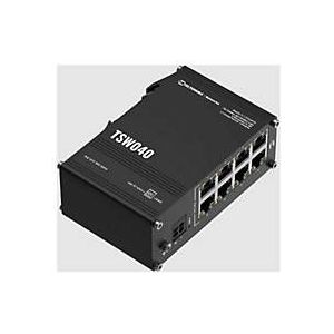Teltonika NETWORKS TSW040 Switch - 8-Port PoE+ - Zwart - Ethernet