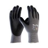 ATG - MaxiFlex Ultimate - Klushandschoenen - Grijs/Zwart - Ademend Nitril