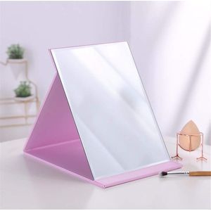 spiegel grote draagbare super HD spiegel make-up spiegel multi stand hoek hand vrij/handheld/tafelblad opvouwbare spiegel 6.9X4.9 inch
