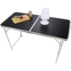 Opvouwbare multifunctionele tafel campingtafel klaptafel markttafel in hoogte verstelbaar behang tafel bijzettafel voor kamperen in de tuin voor festivals markten en meer