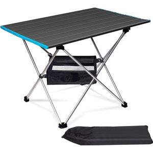 Opvouwbare campingtafel, aluminium campingtafel, licht met tas, campingtafel, opvouwbaar, campingtafels voor picknick, koken, tuin, wandelen, BBQ