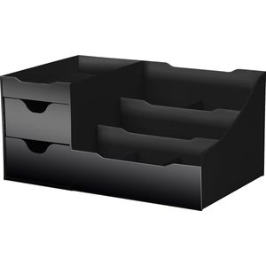 DESIGNS Make-up Organizer met laden (2 laden, zwart)