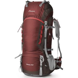 Trekkingrugzak, 80 liter, wandelrugzak, heren en dames, reisrugzak, grote rugzak met regenbescherming, voor outdoor, reizen, camping, trekking