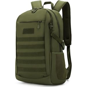 Mini-rugzak, 12 l/20 liter, uniseks, waterdicht, te gebruiken als tactische wandelrugzak, schooltas, sporttas, laptoptas, voor outdoorsport, met Molle-systeem, waterdicht