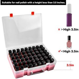 Nagellak Opslag Organizer Holder Box, rood