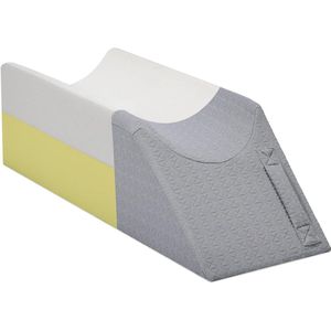 Beenverhogingskussen, beenverhogerkussen van traagschuim, beenverhoger van traagschuim, beenverhogerkussen om te slapen, ontspannend, voetsteun, afneembaar, wasbaar