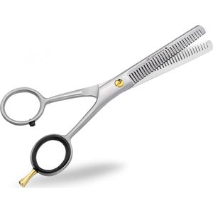 kappersschaar, effileerschaar, modelleerschaar, roestvrij staal, met scherpe snijkant voor een perfecte haarsnit (15,24 cm, effileerschaar)