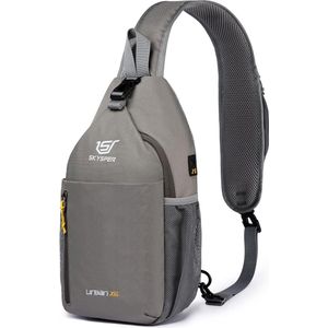 Borsttas Lichtgewicht Sling Bag Kleine schouderrugzakken voor heren Waterdichte Crossbody Pack-schoudertas voor wandelen Outdoor Reizen