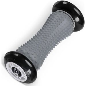 Voetmassage Egelbal - Fasciaroller Voet - Voetmassageroller voor fasciamassage - Roller voor hand en voet gemaakt van siliconen met noppen voor stressverlichting en ontspanning - Grijs