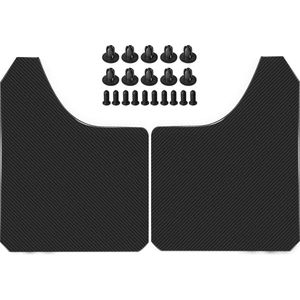 Universele spatbescherming, 2 stuks, zwart, voor auto, combi, sedan, SUV, hatchback, cabriolet coupé, MPV, pickup, vrachtwagens, alle carrosserie, 39 x 30 cm