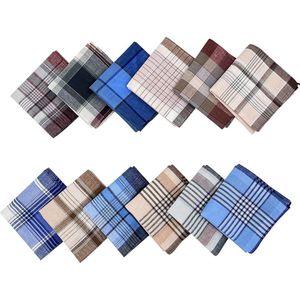 Herenzakdoeken - 100% Katoen - 12 Stuks - 40 cm x 40 cm