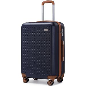 Hardshell reiskoffer 100% ABS, blauw, handbagage