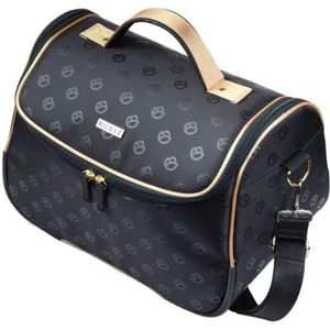 Dames cosmetische tas handtas organisator goud, zwart goud, cosmetische tas
