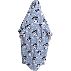 Oversized draagbare deken, hoodie voor dames en heren, volwassenen, oversized capuchondeken, knuffeltrui, draagbare deken, sweatshirt met zakken