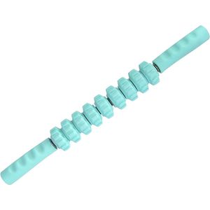 massagerol, massageapparaat rug, massageroller buigbare massagestaaf, multifunctionele spiermassagerol voor spierontspanning, fasciarenroller, spierpijn en strakheid (verde)