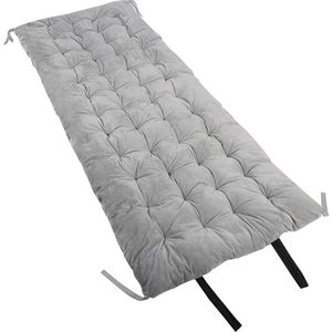 XL zacht campingbed, veldbedonderlegger, martratze voor veldbed, inklapbaar, 190 x 75 cm, comfortabel, goede dikke katoenen bekleding met hoogwaardige polyestervulling, slaapmatras pad