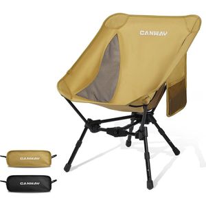 Opvouwbare campingstoel, ultralichte draagbare campingstoel, kleine verpakkingsstoel met draagvermogen 180 kg draagvermogen, klapstoel, buitenstoelen, stoel, strandstoel