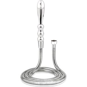 Metalen douche inlaatdouche vaginale anale reiniger Colonic Douche System Cleaner Metalen douchekop voor het reinigen van de vagina en anus, Colonic Douche System Cleaner.