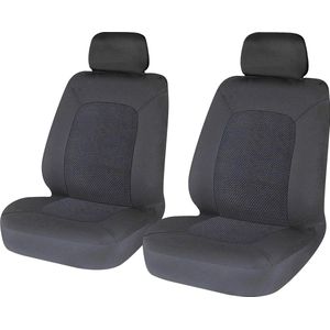 Hampton Car Van voorstoelhoezen 1 paar zwart Universal Fit