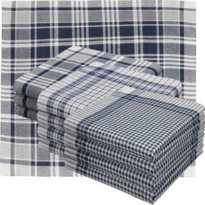 12 stuks stoffen zakdoekenset Leo 4 100% katoen afmeting 40x40 cm