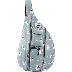 Reizen borstzak sling schoudertas rugzak crossbody schoudertas dagrugzak casual voor mannen vrouwen tieners werk reizen studie outdoor klimmen wandelen hardlopen, Mooie puppy
