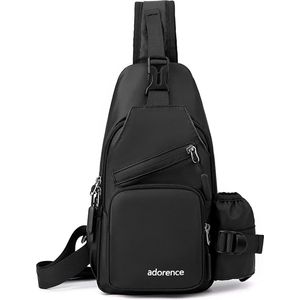 Sling Bag Kleine schoudertas voor heren, praktische schoudertas, stijlvolle crossbody tas, licht en compact, ideaal voor dagelijks gebruik