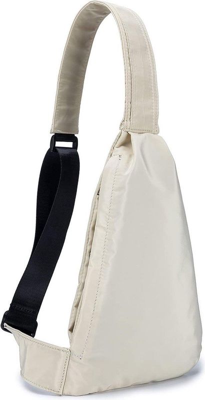 Crossbody Sling Bag Lichtgewicht Body Bag Anti-diefstal Schoudertas Stijlvolle Chest Bag Multi-Pocket Rugzak Heren Kleine Borstzak, 12.2*7.4 inch/31*19cm