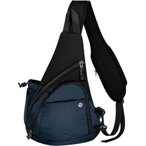 Lichtgewicht borsttas, grote schoudertas voor dames en heren, draagzak, waterdichte schouderrugzak, crossbody schoudertas rugzak voor buitenreizen