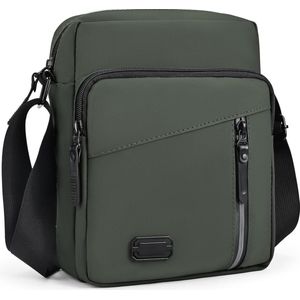 Schoudertas Heren Messenger Bag met meerdere vakken Waterdichte tas voor mobiele telefoon Schoudertas voor dagelijks leven, zakelijk werk, reizen