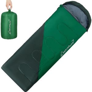 Lichtgewicht slaapzak voor kamperen - outdoor casual dekenslaapzakken met kleine pakmaat voor volwassenen, dames, heren, wandelen, sport, bergbeklimmen (rits links)