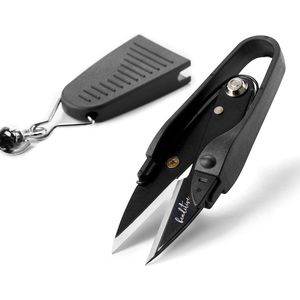 Beaditive Premium Thread Scissors - Thread, Yarn, Embroidery Cutter for Sewing, Quilting, Knitting, Jewellery Making - High Carbon Steel Blades with Protective Cap and Lanyard