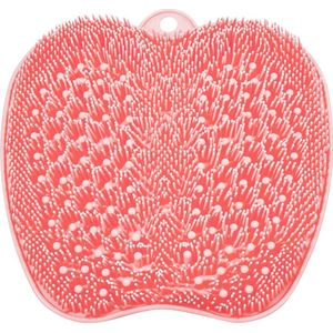 Large Foot Washer Bath Massage Pad Foot Scrubber Shower with Non-Slip Suction Cups - Cleans, Exfoliates, Massages Your Feet Without Bending, Foot Circulation & Relieves Tired Feet (28 x 28 cm)