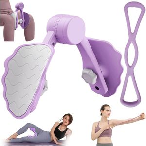 Dijbeentrainer, bekkenbodemtrainer voor vrouwen, 3 instelbare versnellingen, bekkenbodemtrainer voor dames, wordt geleverd met fitness, touwspanning, training, billentrainer, beenpers voor thuis