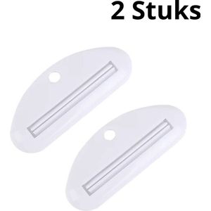 Tandpasta Knijpers Tube Clip Wit 2 stuks | Tube Knijper | Tandpasta | Uitknijper | Tubeknijper | Tandpastaknijper