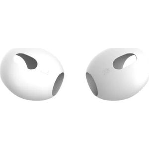 Wit oor caps geschikt voor Apple Airpods 3 - Cover Tips - Skin cover - Silicone Ear Caps - Anti-slip hoesje - Oortips