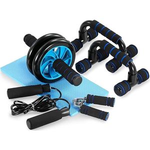 Fitness kabelsysteem – Thuis sporten met diverse handgrepen– katrol - triceps touw – krachttraining - lat pulley - krachtstation