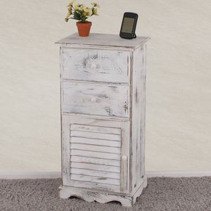 Cosmo Casa Kast - 81x40x32c - Shabby - Look - Vintage - Wit