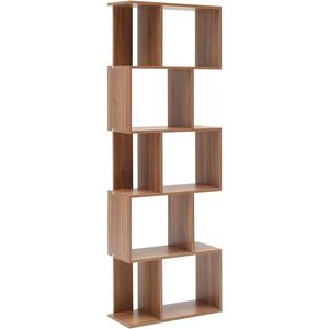 Mobili Boekenkast 5 planken bruin eiken contemporary wood Study Living Room - 172,5 x 60 x 24,5 cm (H x B x D)