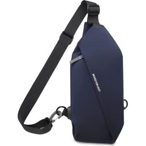Lichte schoudertas met USB-oplaadpoort voor dames en heren, casual rugzak voor outdoor, reizen, werk, wandelen, hardlopen, indooractiviteiten, waterdicht polyester
