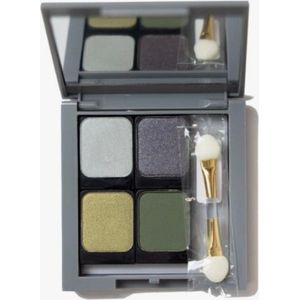 Oogschaduw paletten - eyeschadow colors - 4 kleuren - John v G - incl stevig doosje met spiegel en applicator - moeder cadeau - kerst kado tip - gift - present - makeup