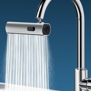 Waterval-keukenkraan, 360 graden draaibaar, multifunctionele verlengkraan, kraanopzetstuk voor universele kraanaansluiting, waterkraan, kraanverlenger met adapter voor badkamer en keuken