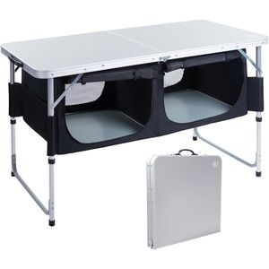 KAMPEERTAFEL aluminium 70 x 70 x H 69 cm